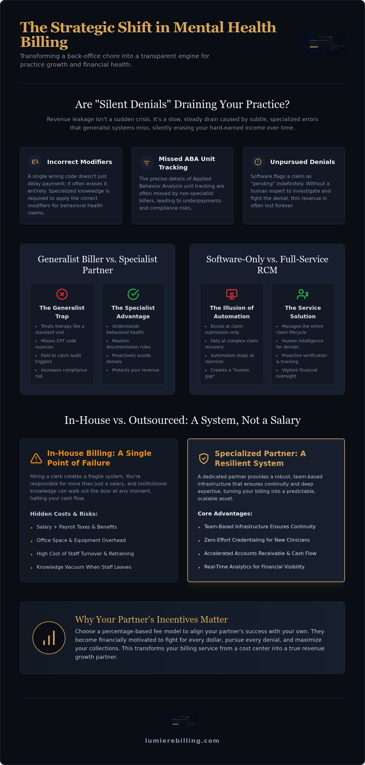 Mental Health Billing: 2026 Private Practice Guide infographic